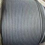 1*37 9.8mm14mm17.5mm Zinc-Clad Steel Strand Wire Galvanized Steel Wire Rope