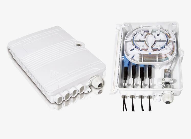 Outdoor Distribution Box FTTH 8 cores Optical Joint Machine ABS Material Terminal Box