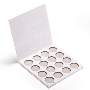 China Matte Lamination 16 Colors Magnetic Empty Eyeshadow Containers factory