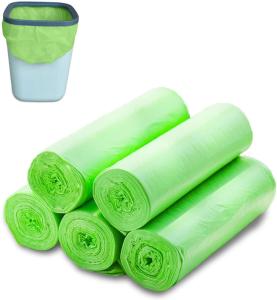 China AS4736 Compostable Bin Liners Grocery Bags Square Drawstring factory