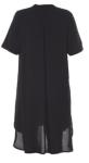 Chiffon Ladies' Plus Size Relaxed Dress With Two Pockets In Front