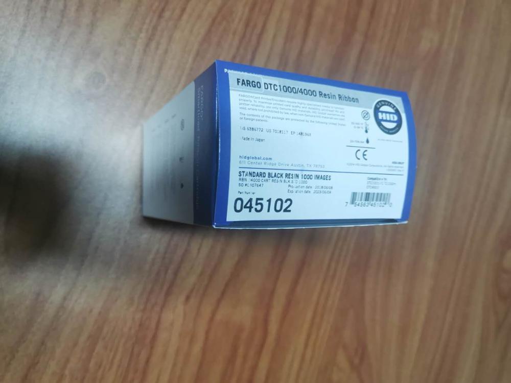 Durable Original 45102 1000 Images Standard Black Ribbon for DTC1000 DTC1250e Printers