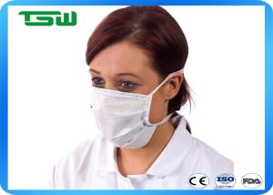 China 3-ply surgical Disposable face mask with tie on factory