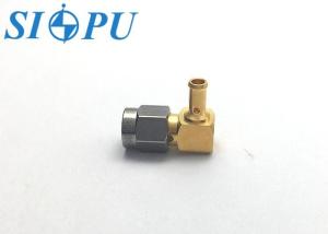 China Male Angled Coaxial SMA RF Connector For CXN3506 Cables factory