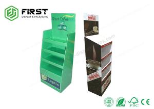 China CMYK Printing Cardboard Floor Displays Retail Store POP Corrugated Paper Floor Display Stand factory