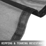 20x20 PVC Coated Fabric PVC Mesh Tarp Black Vinyl Mesh Tarp Dump Truck Tarp