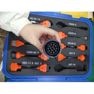 For ET 14Pin Truck Diagnostic Cable Support Xtruck Y009 HD Diagnostic Kit with