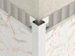 Stainless Steel Brushed Steel Tile Trim 10mm Corner Edge Trim Finishing Closing