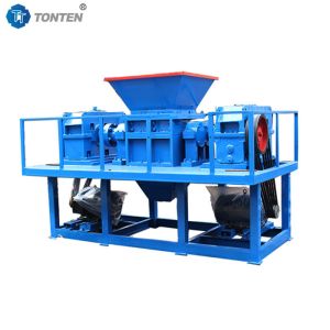 Scrap Metal Double Shaft Shredder Rubber Tire Plastic Shredder Machine