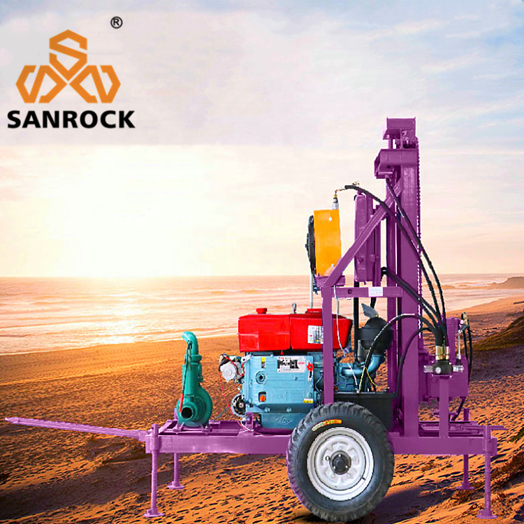 75-300mm Drilling Diameter Hydraulic Water Well Drilling Rig for Small Water Drilling Equipment