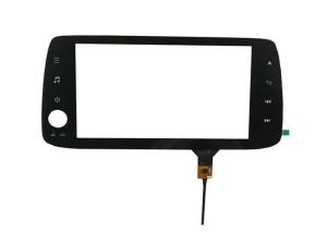 China Customized Car Capacitive Touch Screen Atmel IC For Car Navigation Display factory
