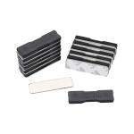 Block Magnetic Name Badge Tolerance ±1% Plastic Name Tag with Magnetic