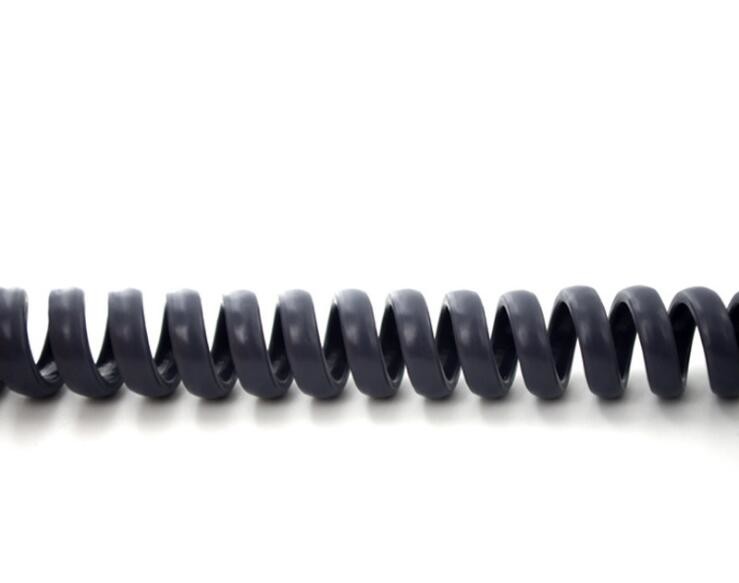 1 Core 4 Cores Multi Strands 5 Core Spiral Cable 0.2mm2 Insulated Unshielded