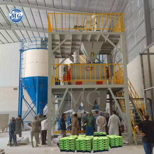 China Automatic Weighing Dry Mortar Mixing Plant factory