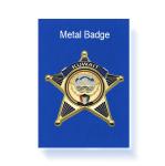 3D Gold Plating Metal Badge Zinc Alloy Army Emblem Clothes Lapel Pins Customized