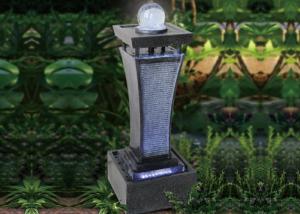 China European Living Room Column Cast Stone Water Fountains factory