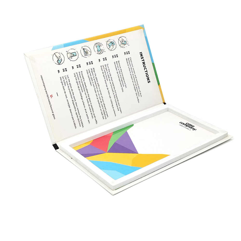 Eco Friendly Tempered Glass Packing Box Custom 9H Protective Film Gift Retail Boxes Packaging
