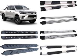 China Decoration Accessories Alloy And Steel Side Step Boards For 2015 Toyota Hilux Revo Pick Up factory