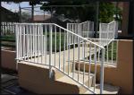 Prefabricated Zinc Alloy Stair Railing Weatherproof Anti Rust Metal Barrier