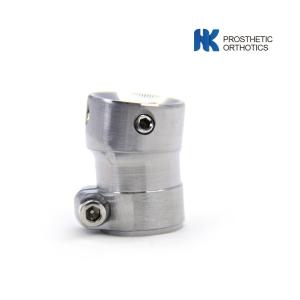 China Stainless Steel Pediatric Prosthetic Tube Clamp Adaptor 10° Tilt factory
