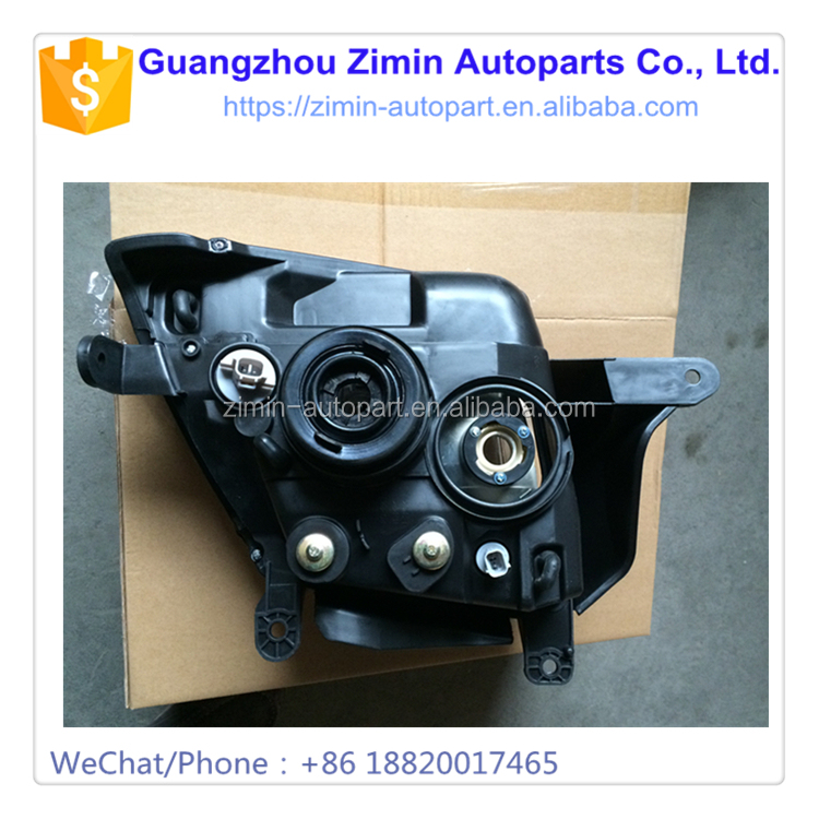 Customizable ABS Plastic White Front Headlight Headlamp For D-MAX 2006