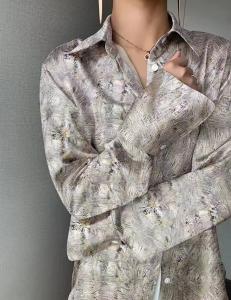 China Silk Elastic Twill 20MM Antiflaming Anti-Wrinkle Scarf Digital printed Design for fashion luxury Dress factory