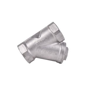 China Stainless Steel 201/304 Female Thread Y Type Strainer DN50 for Optimal Filtration factory