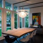 Metal Acrylic Pine Cone Modern Pendant Light For Dining Room Decoration