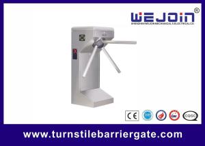 China Full Automatic Counter Tripod Turnstile Gates , Pedestrian Security Gate DC 12V on sale