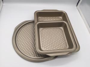 China 0.5mm thickness carbon steel non stick cake pan/cake mold/loaf pan/muffin pan factory