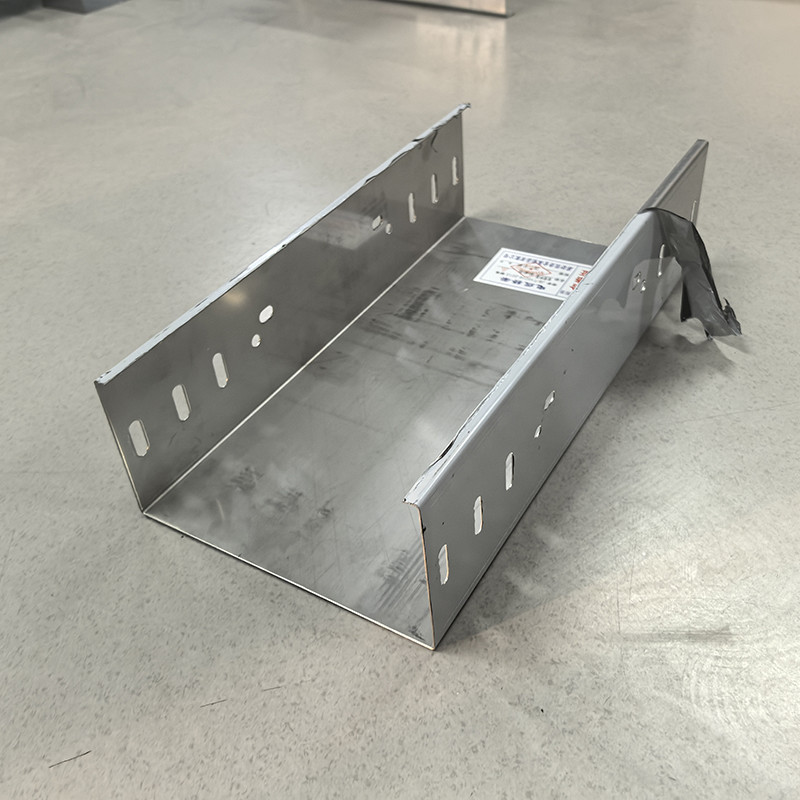 Stainless Chromium Metal Cable Trough For Cable Tray 50mm-1000mm Height Range Variations