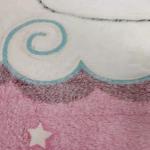 Pink Animal Printed Flannel Fleece Fabric 100% Polyester