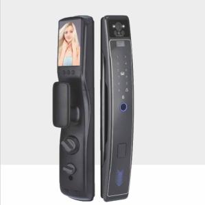 China Fingerprint Smart Door Lock Face Recognition Remotely Captures Cat'S Eye Lock factory