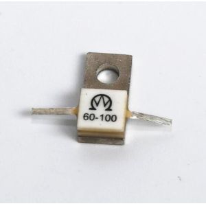 China High Power 60W 100R Flange Resistor with 1Ω-500Ω Range ±5% Tolerance and 0~2GHz Frequency for RF Applications factory