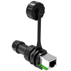 China 8P8C Female To Female Waterproof RJ45 Network Adapter For Cable Extension factory