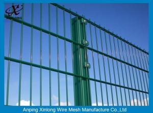 China 656mm Double Horizontal Wire Mesh Fencing / High Security Wire Fence factory