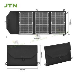 Customized Outdoor Camping ETFE 21W Foldable Solar Charger Folding Portable