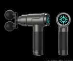 Mini Fascial Massage Plastic Two Head Fascia Gun with Rechargeable Battery