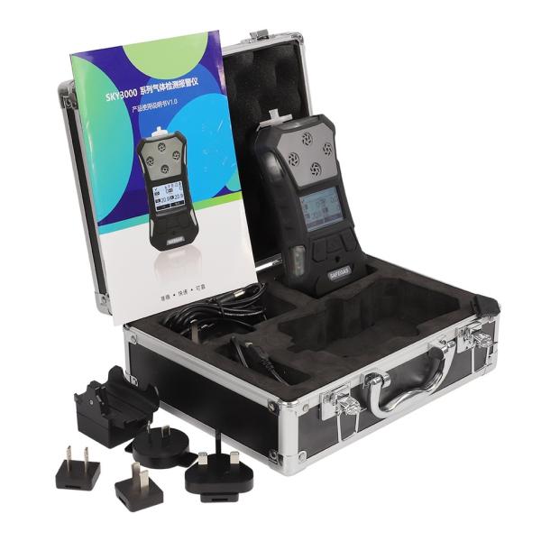 China Rechargeable Li-Ion Battery Multiple Gas Detector 1000 Records Data Storage factory