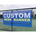 Yaoyang Outdoor Advertising Banner Full Color Printing Perforated Banner