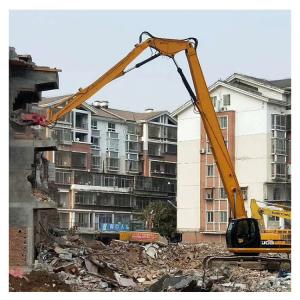 China 20M-30M Excavator Demolition Long Boom Arm For CAT336 EC480 SY500 Building Demolition Work With 22T Bucket factory
