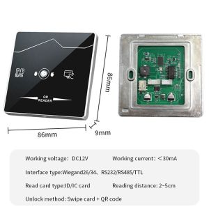 TCP IP RJ45 Network QR Code Scanner HTTP MQTT Modbus RFID QR Code System NFC 13