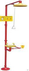 China Colorful SUS304 Emergency Shower And Eyewash Station With Epoxy Coated factory