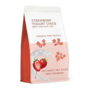 China Strawberry Cheese Nut Recyclable Packaging Bags CMYK + Spot Color factory
