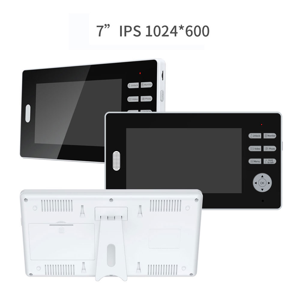 IR Night 3200mah Wifi Surveillance Camera Night Vision Door Bell 2.4G 720P AC24V