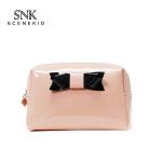 Portable Multi Functional Small Black Travel PU Makeup Bag