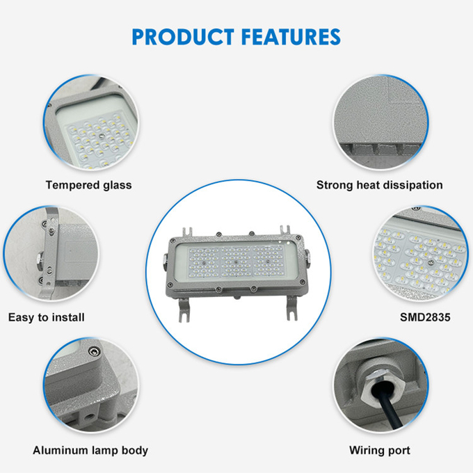 Ip65 50w Led Explosion-Proof Light For Subway Tunnel Waterproof