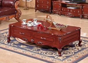 China Foshan Furniture European Style Antique Living Room Coffee Table factory