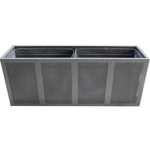 China Commercial Extra Large Outdoor Planters Perforated Steel Material factory