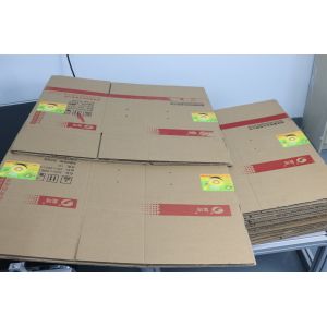 650mmX500mmX850mm Plastic Box Fully Automatic Friction Type Paging and Labeling